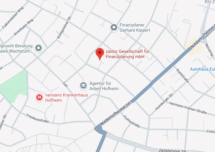zaldor Gesellschaft für Finanzplanung mbH Standort